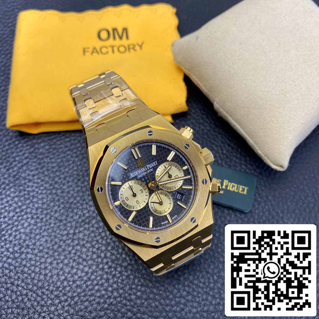 Audemars Piguet Royal Oak 26331  1:1 Best Edition OM Fabbrica Black Dial acciaio inossidabile Yellow Gold