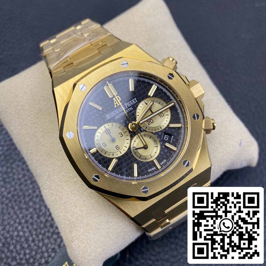 Audemars Piguet Royal Oak 26331  1:1 Best Edition OM Fabbrica Black Dial acciaio inossidabile Yellow Gold
