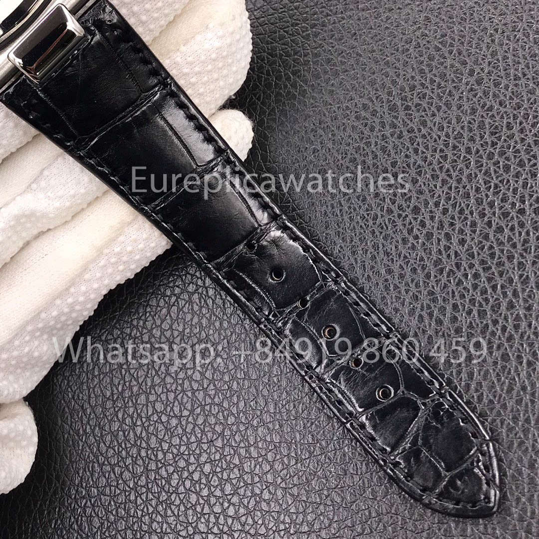 Patek Philippe Nautilus 5711G-001 Grigio quadrante 1:1 Best Clone 3K Fabbrica Newest Versione Pelle cinturino