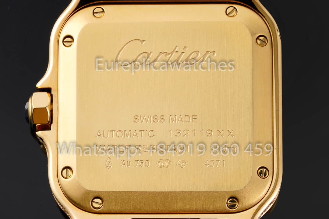 Cartier Santos De Cartier WJSA0010 Watch 1:1 Best Clone 35.1 mm BV Fabbrica