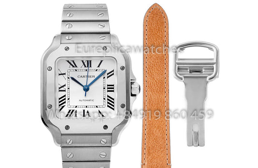 Cartier Santos De Cartier WSSA0010 1:1 Best Clone 35.1 mm BV Fabbrica acciaio inossidabile