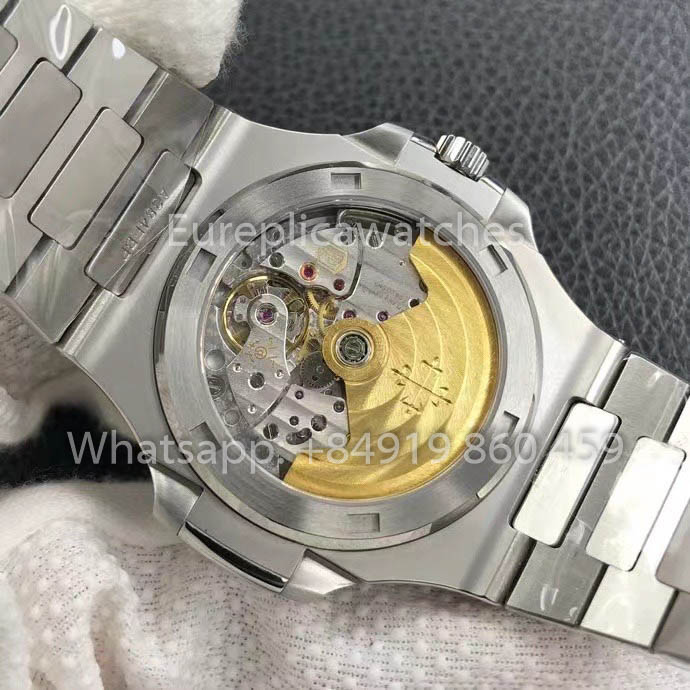 Patek Philippe Nautilus 5711 Olive Verde with T-Cut Diamonds 1:1 Best Clone 3K Fabbrica Newest Versione