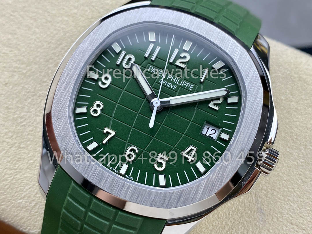 Patek Philippe Aquanaut 5168G-010 quadrante verde 1:1 Best Clone 3K Fabbrica 2025 Versione