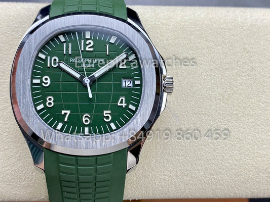 Patek Philippe Aquanaut 5168G-010 quadrante verde 1:1 Best Clone 3K Fabbrica 2025 Versione