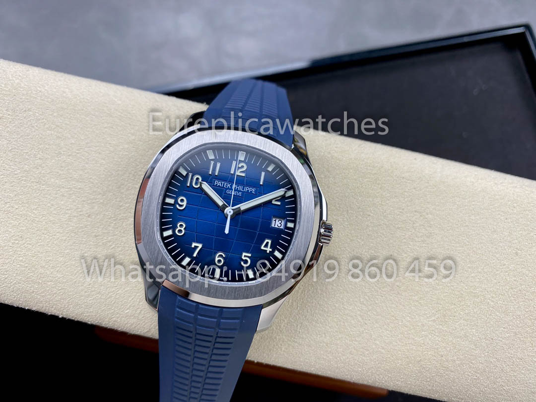 Patek Philippe Aquanaut 5168G-001 quadrante blu 1:1 Best Clone 3K Fabbrica 2025 Versione