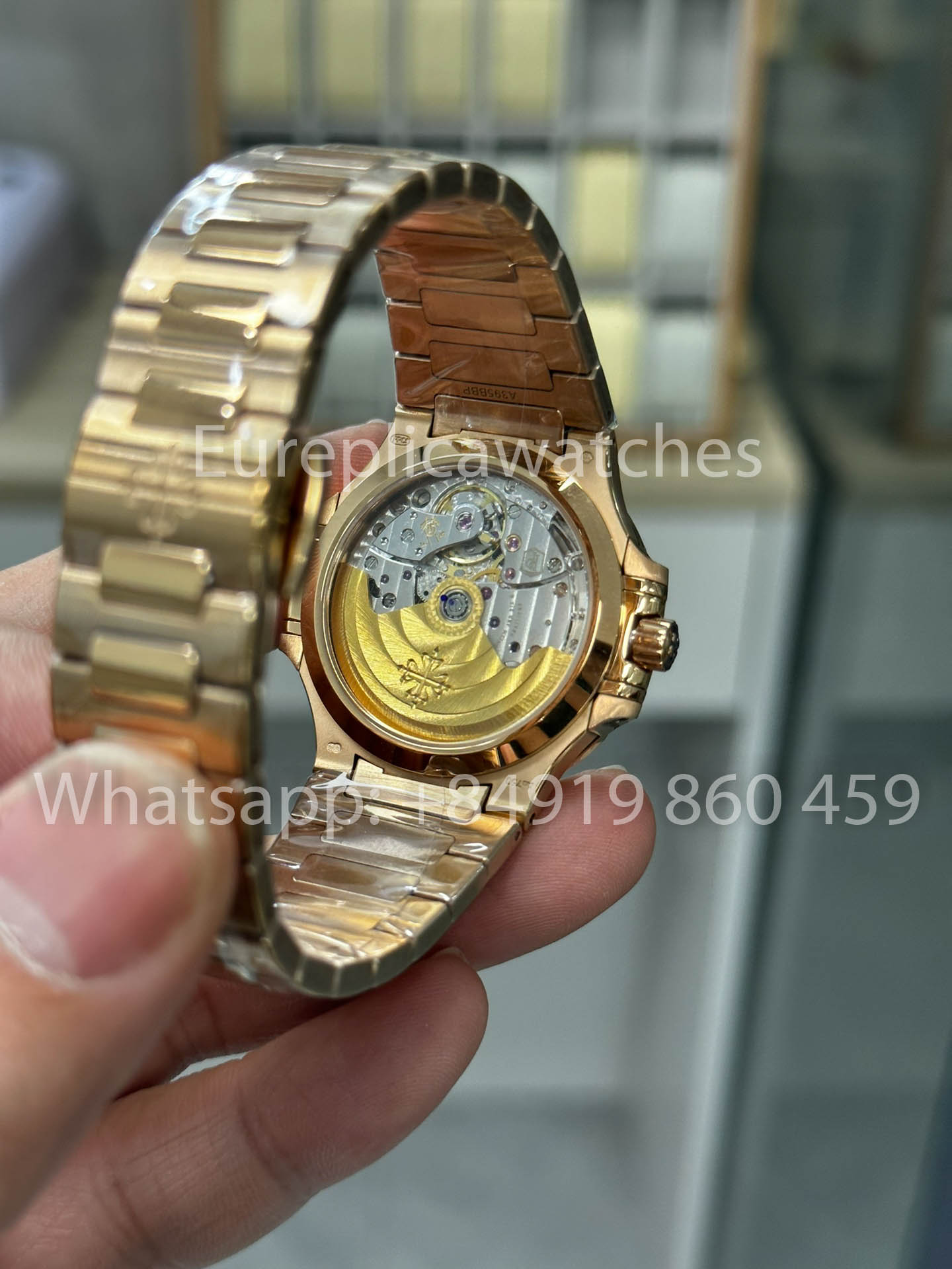 Patek Philippe Nautilus Ladies 7118/1R-010 Rosa Oro 1:1 Best Clone 3K Fabbrica