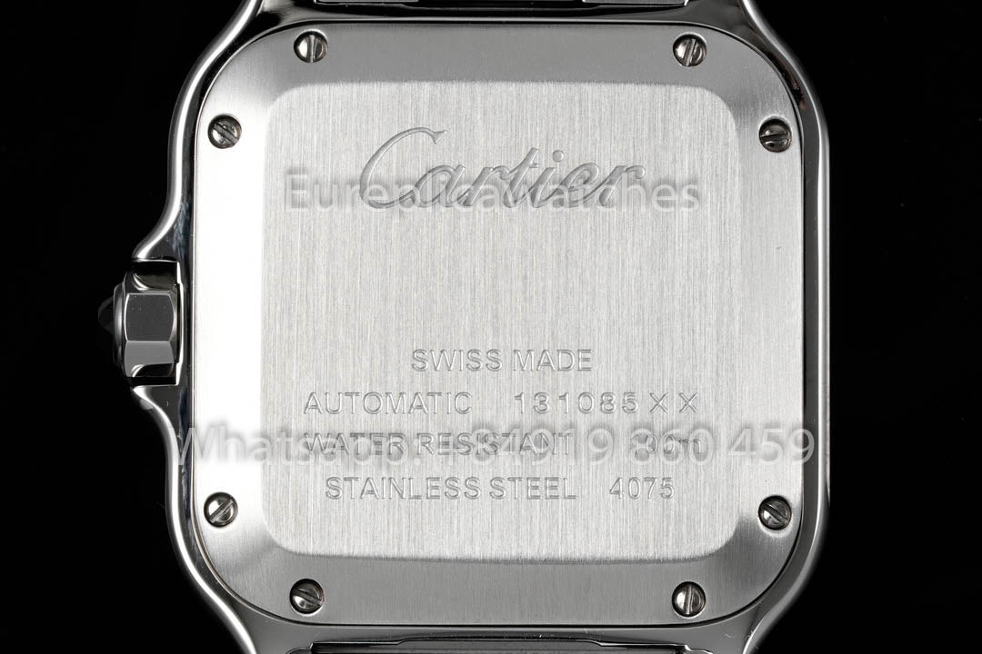 Cartier Santos De Cartier WSSA0062 Verde Dial1:1 Best Clone 35.1 mm BV Fabbrica
