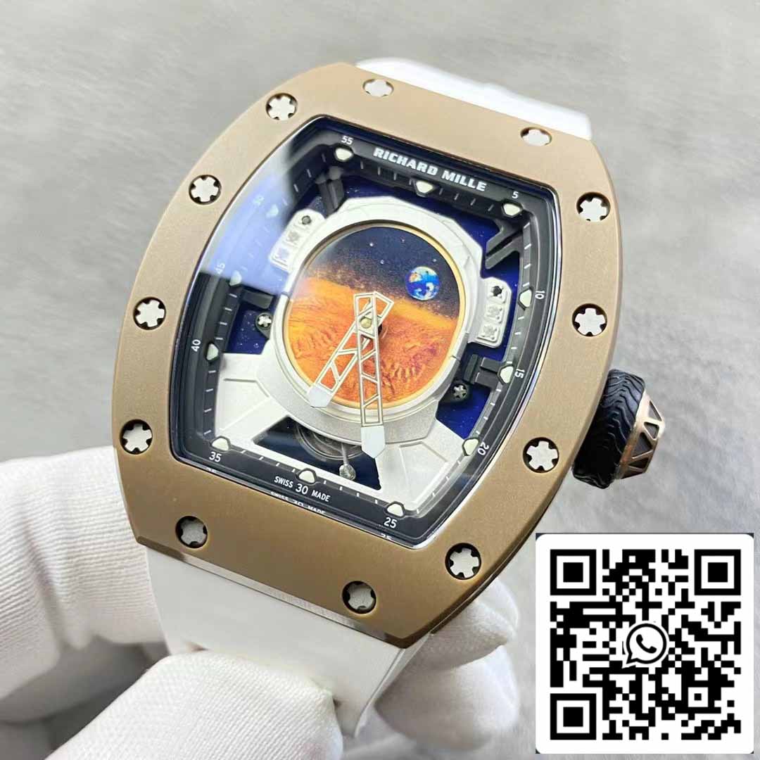 RM52-05 PHARRELL WILLIAMS 1:1 Best Edition YS Fabbrica White cinturino Tourbillon movimento