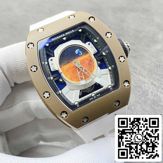 RM52-05 PHARRELL WILLIAMS 1:1 Best Edition YS Fabbrica White cinturino Tourbillon movimento