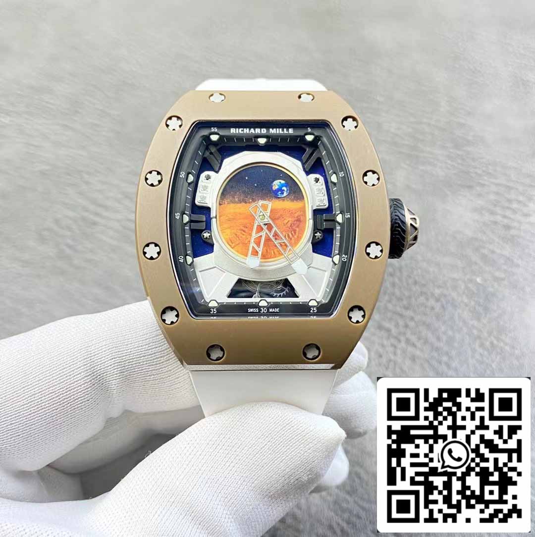 RM52-05 PHARRELL WILLIAMS 1:1 Best Edition YS Fabbrica White cinturino Tourbillon movimento
