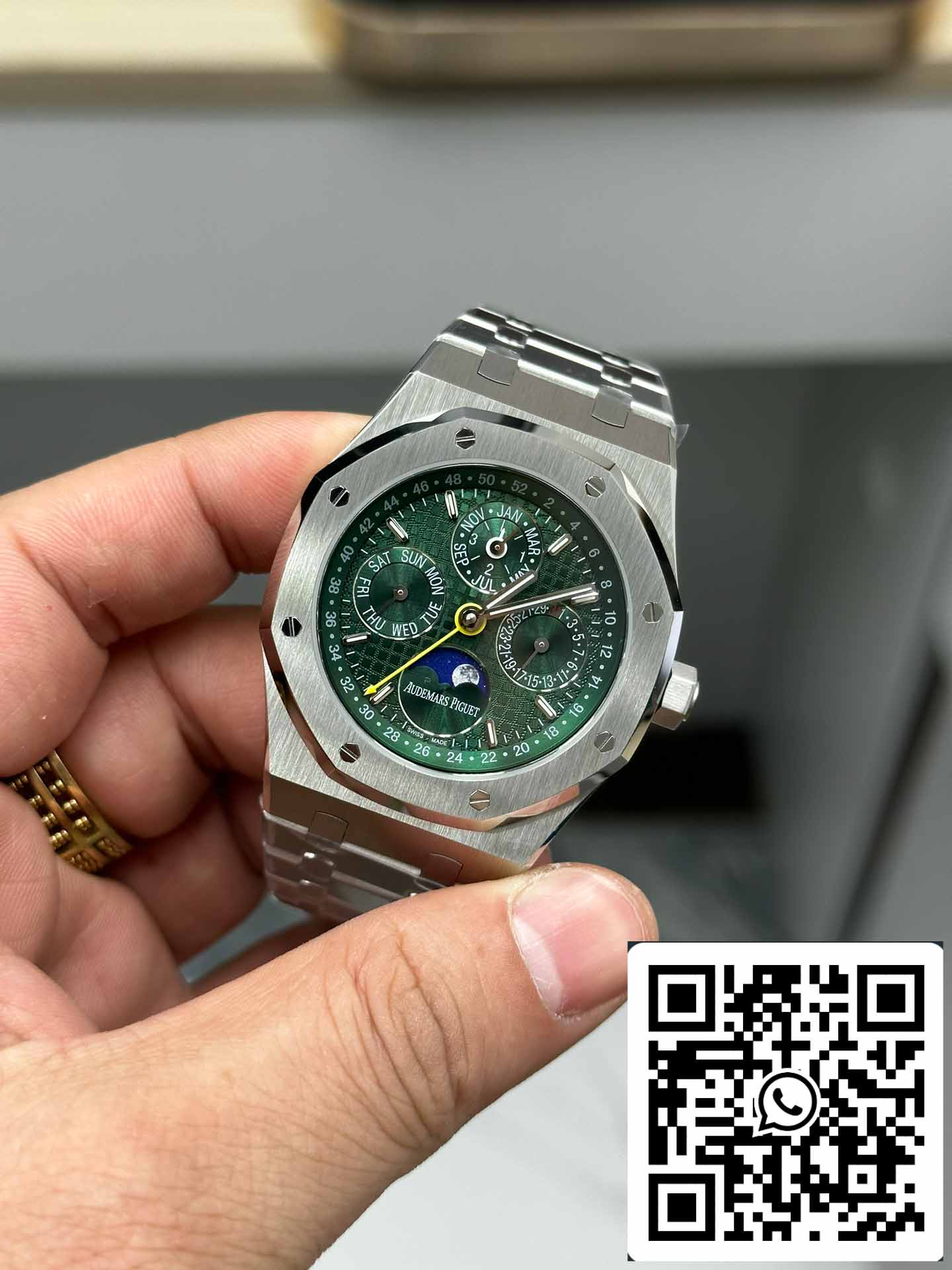 Audemars Piguet Royal Oak 26606ST.OO.1220ST.01 BBR Fabbrica 1:1 edizione migliore quadrante verde