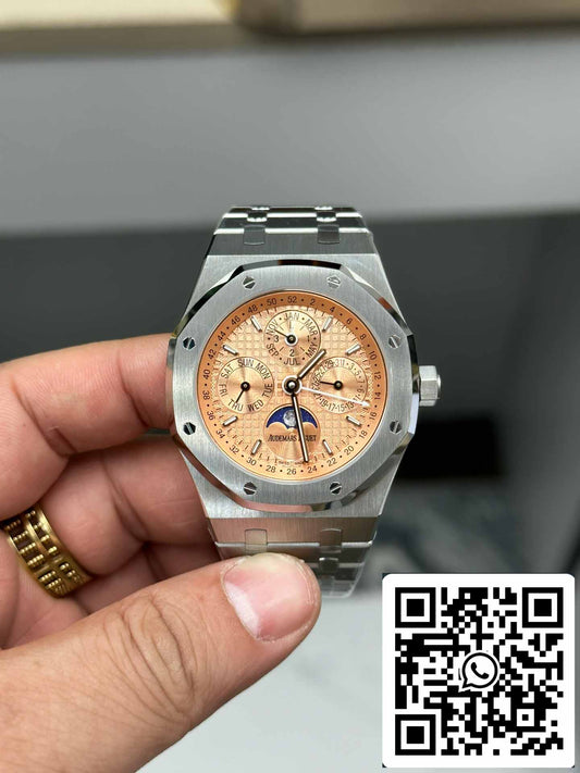Audemars Piguet Royal Oak 26615Ti edición limitada BBR Fabbrica 1:1 edición mayor Salmón cuadrante