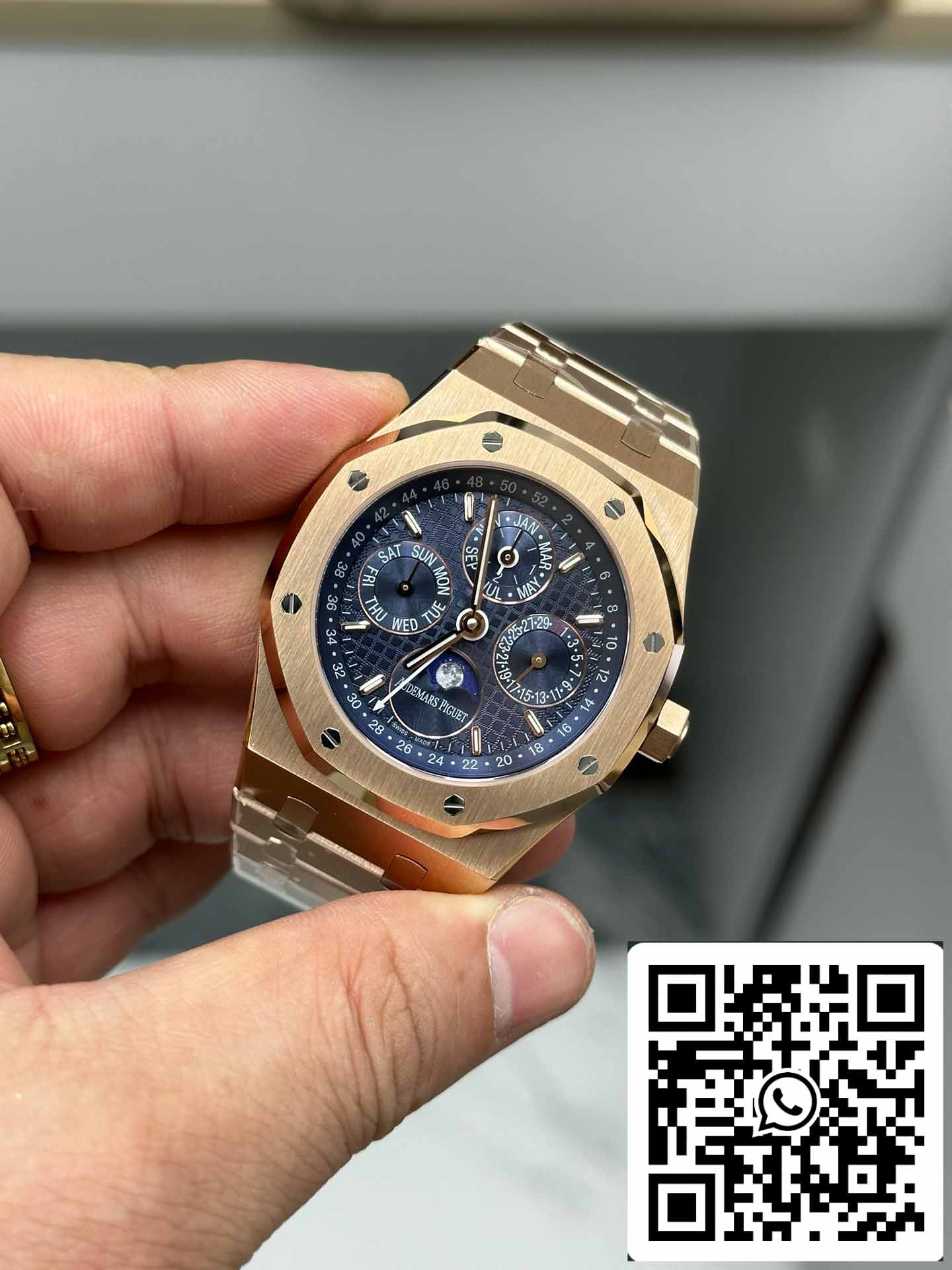 Audemars Piguet Royal Oak 26574BA.OO.1220BA.01 BBR Fabbrica 1:1 edizione migliore quadrante blu