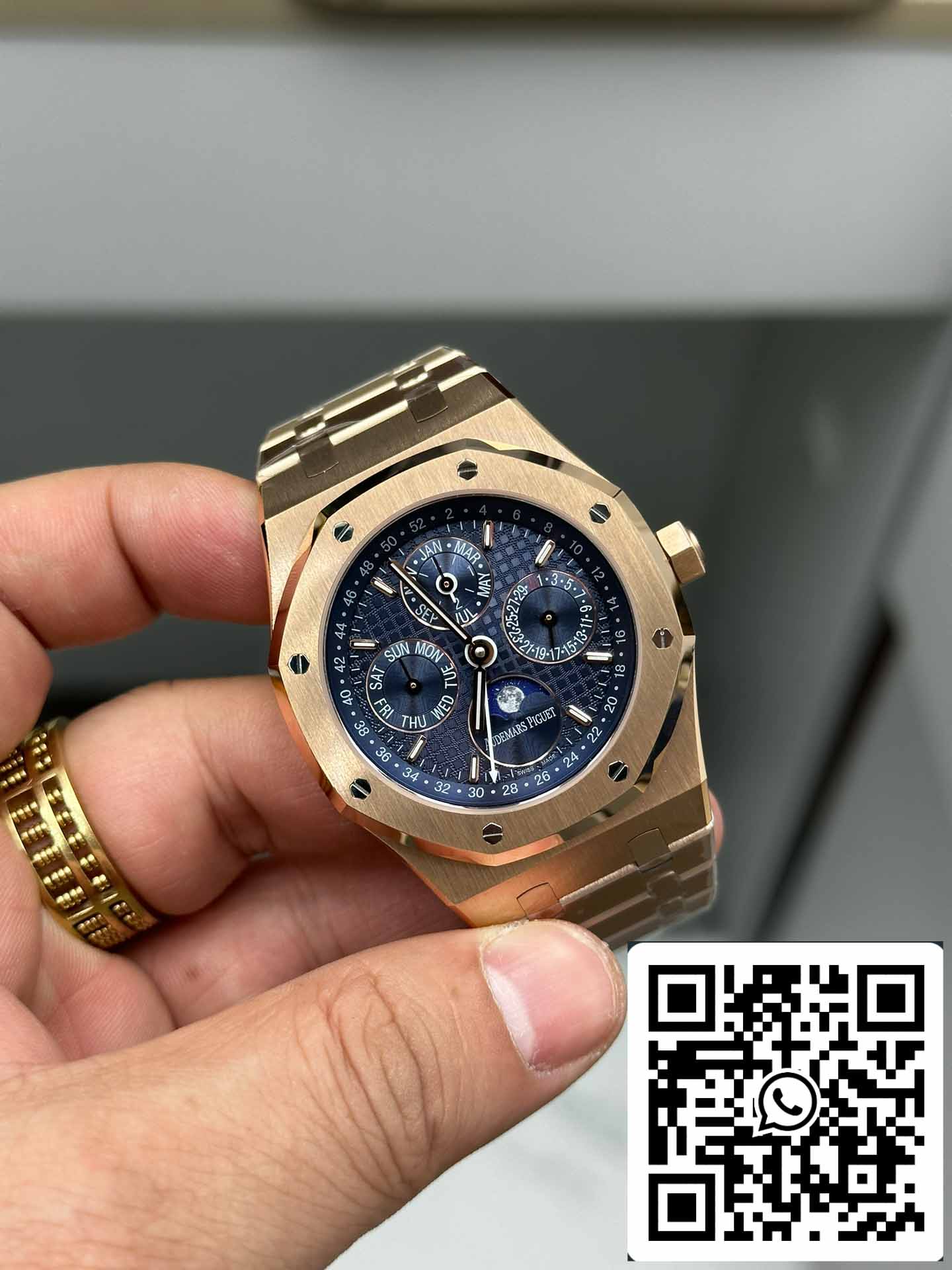 Audemars Piguet Royal Oak 26574BA.OO.1220BA.01 BBR Fabbrica 1:1 edizione migliore quadrante blu