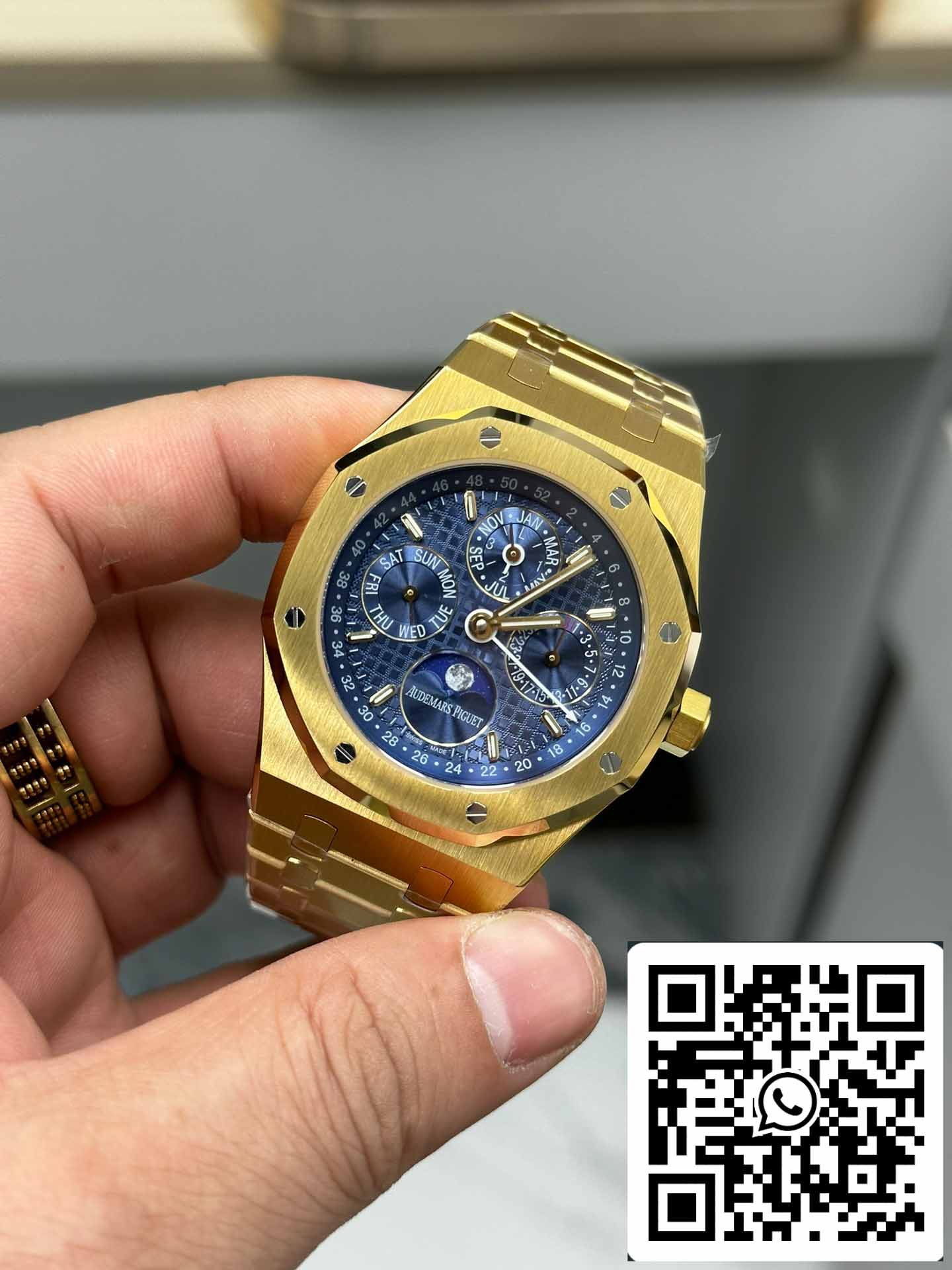 Audemars Piguet Royal Oak 26574BA.OO.1220BA.01 1:1 edizione migliore BBR Fabbrica quadrante blu