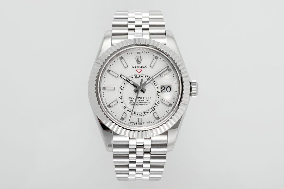 Rolex Sky Dweller M326934-0002 1:1 Best Edition ZF Fabbrica White Dial Newest Version 2024