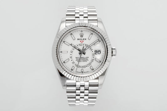 Rolex Sky Dweller M326934-0002 1:1 Best Edition ZF Fabbrica White Dial Newest Version 2024