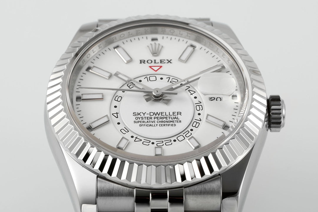 Rolex Sky Dweller M326934-0002 1:1 Best Edition ZF Fabbrica White Dial Newest Version 2024