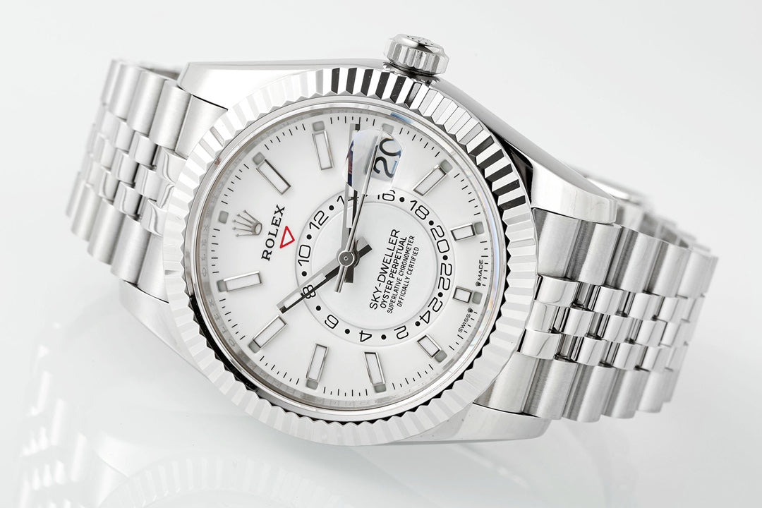 Rolex Sky Dweller M326934-0002 1:1 Best Edition ZF Fabbrica White Dial Newest Version 2024