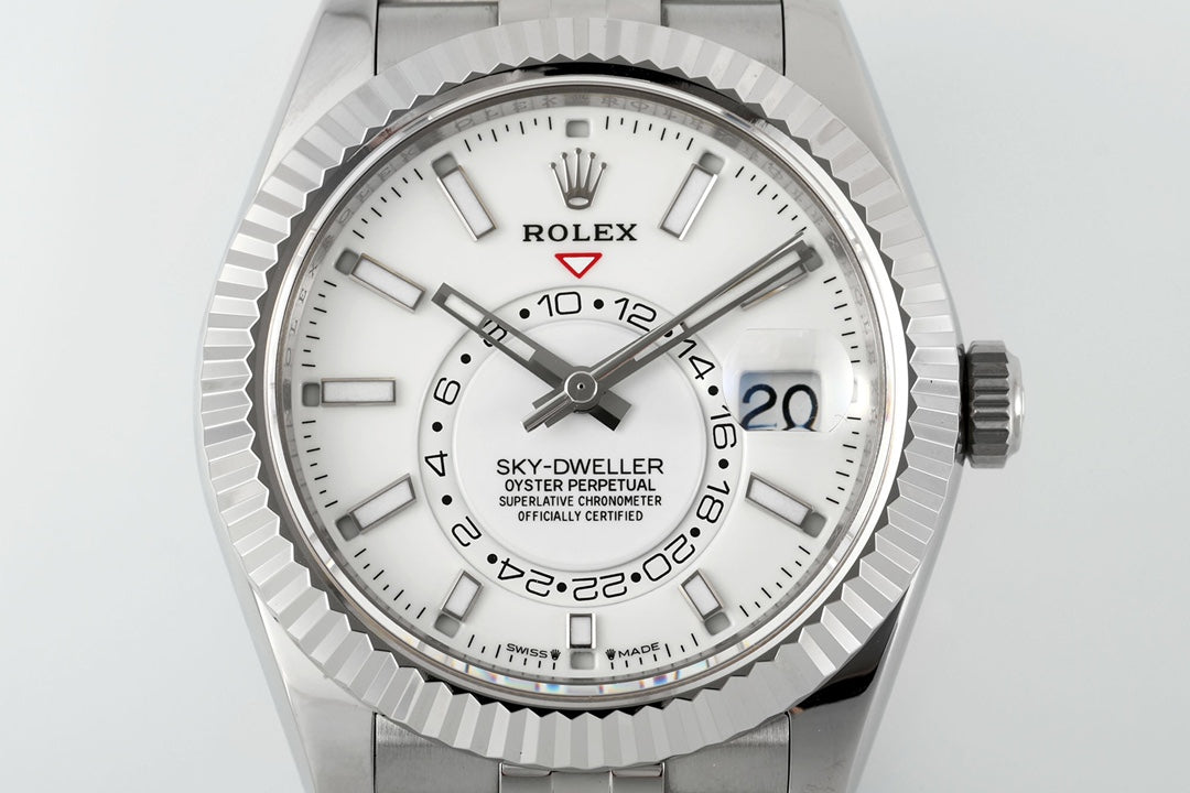 Rolex Sky Dweller M326934-0002 1:1 Best Edition ZF Fabbrica White Dial Newest Version 2024
