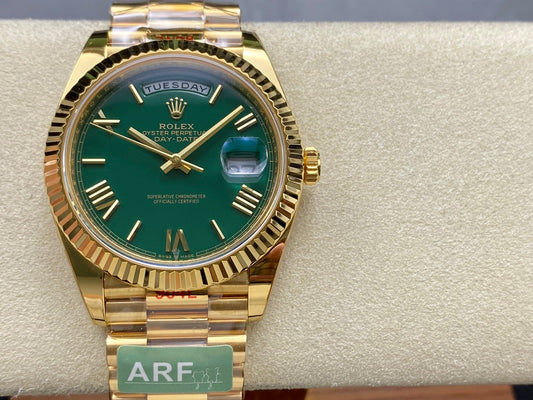 Rolex Day Date 40 M228238-0061 quadrante verde 1:1 edizione migliore AR Fabbrica 3255 movimento