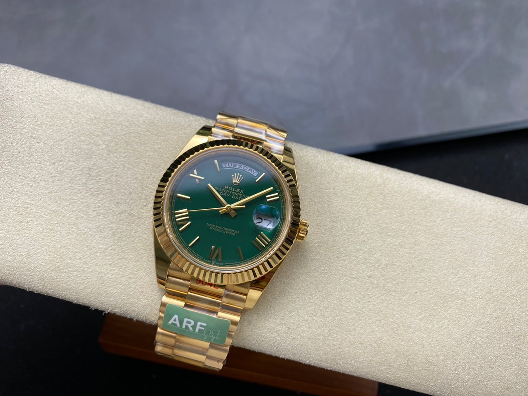Rolex Day Date 40 M228238-0061 quadrante verde 1:1 edizione migliore AR Fabbrica 3255 movimento