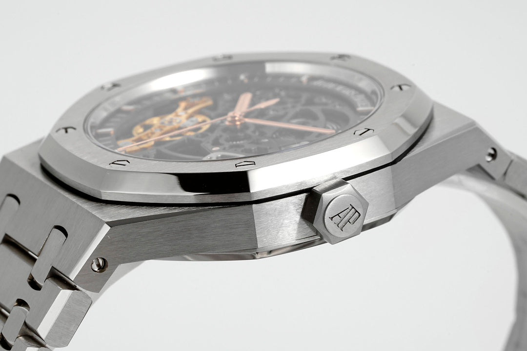 Audemars Piguet Royal Oak 15407ST.OO.1220ST.01 1:1 Mejor Edición ZF Fabbrica Esfera Gris Oscuro 