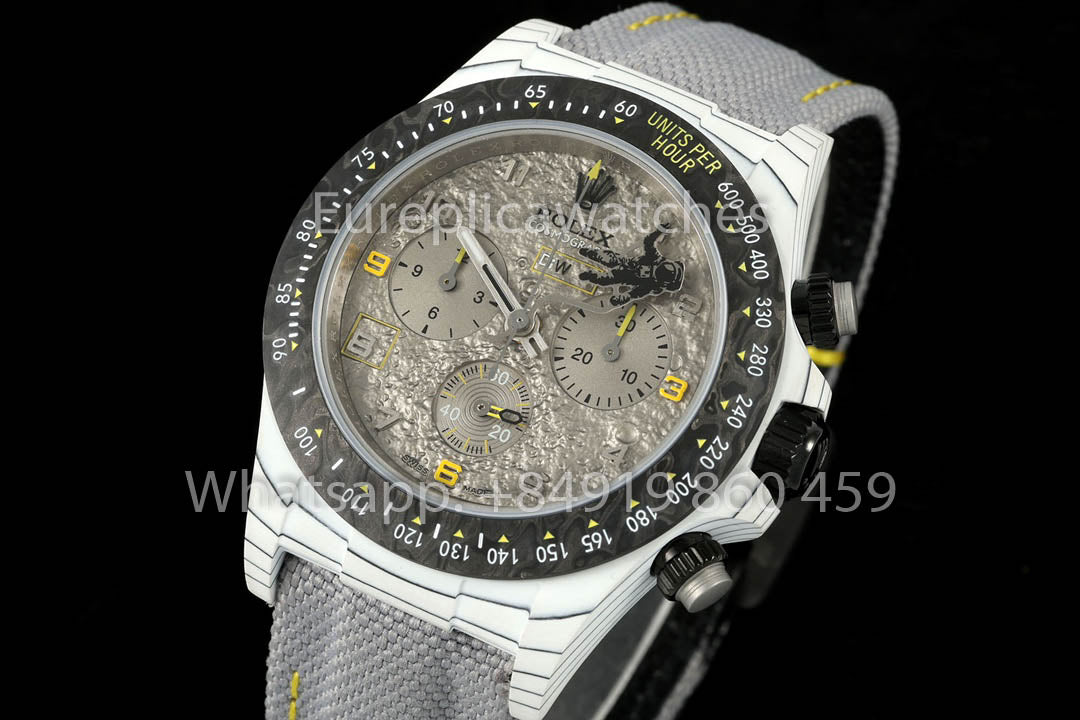 Rolex Daytona Space Mission 1:1 Best Clone Diw Custom 4130 movimento