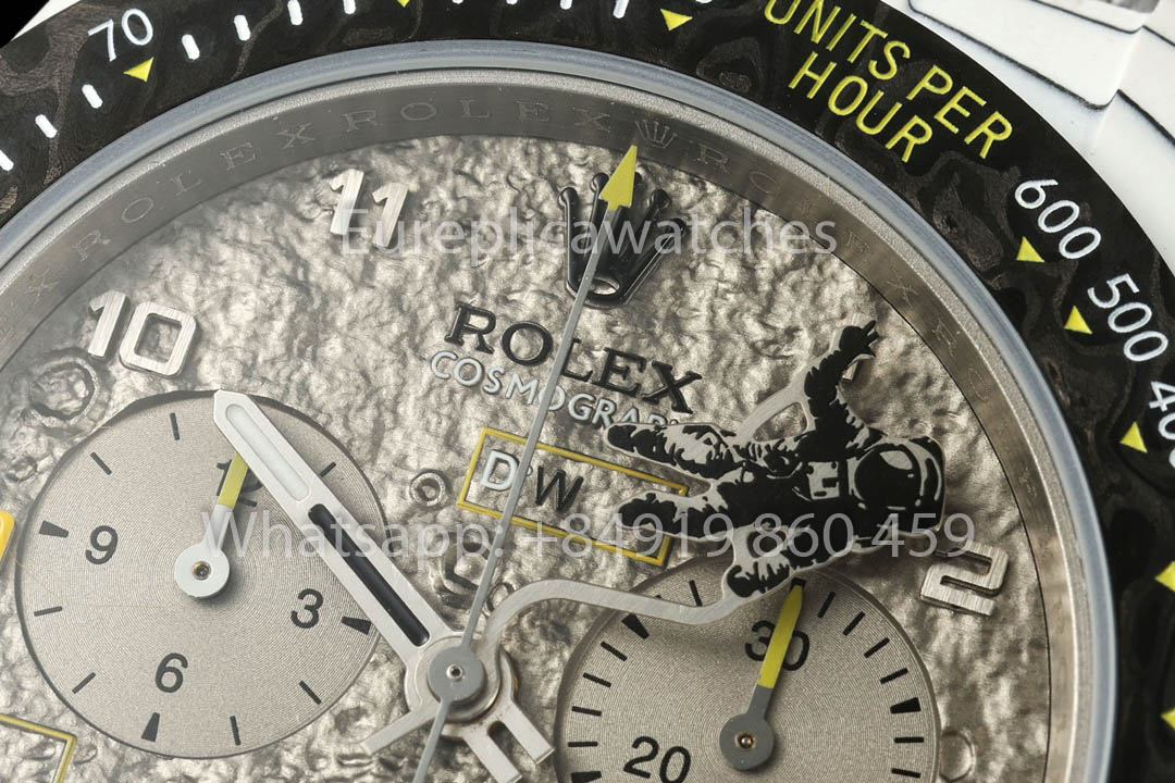 Rolex Daytona Space Mission 1:1 Best Clone Diw Custom 4130 movimento