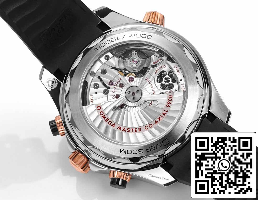 Omega Seamaster 210.20.44.51.01.001 Co‑Axial Master 44 mm 1:1 Best Edition N1 Fabbrica Rubber cinturino