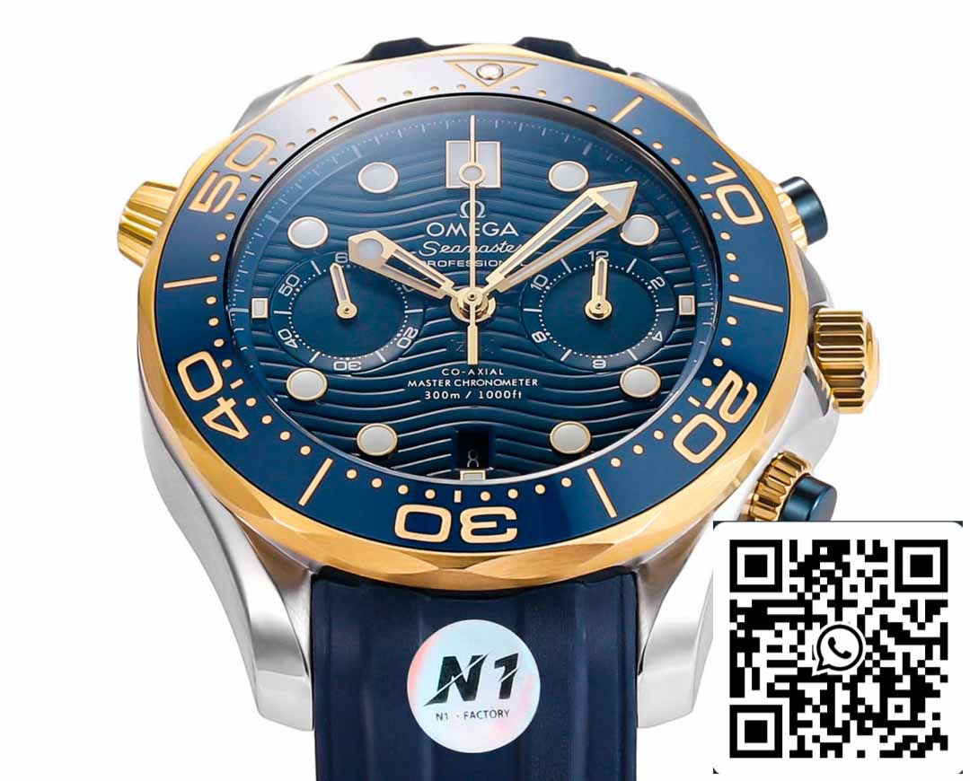 Omega Seamaster 210.20.44.51.03.001 Diver 300m 1:1 Best Edition N1 Fabbrica Rubber cinturino