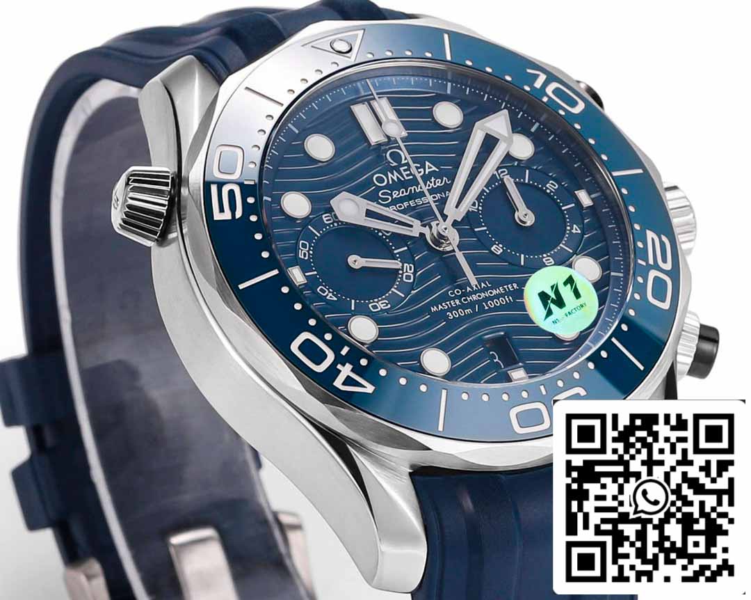Colección Omega Seamaster 210.30.44.51.03.001 1:1 Mejor Edición N1 Fabbrica Cinturino de caucho