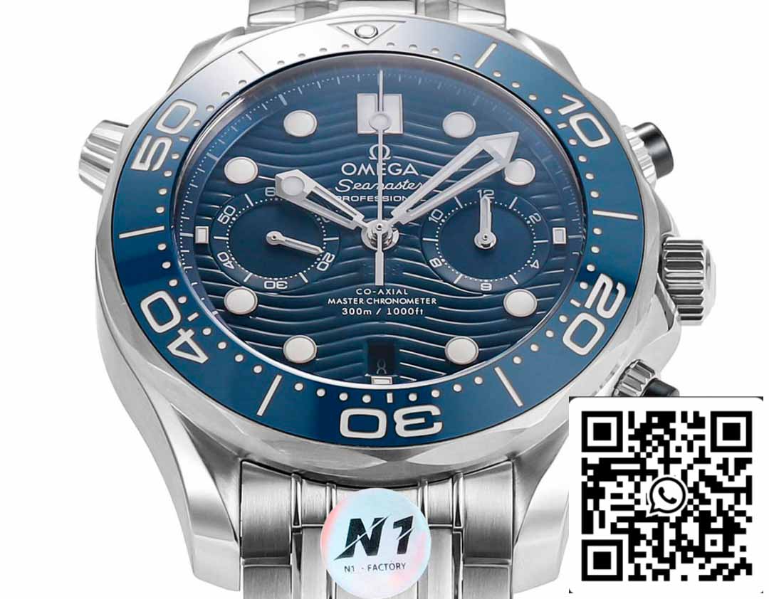 Omega Seamaster Collection 210.30.44.51.03.001 1:1 Best Edition N1 Fabrica Mostrador Azul
