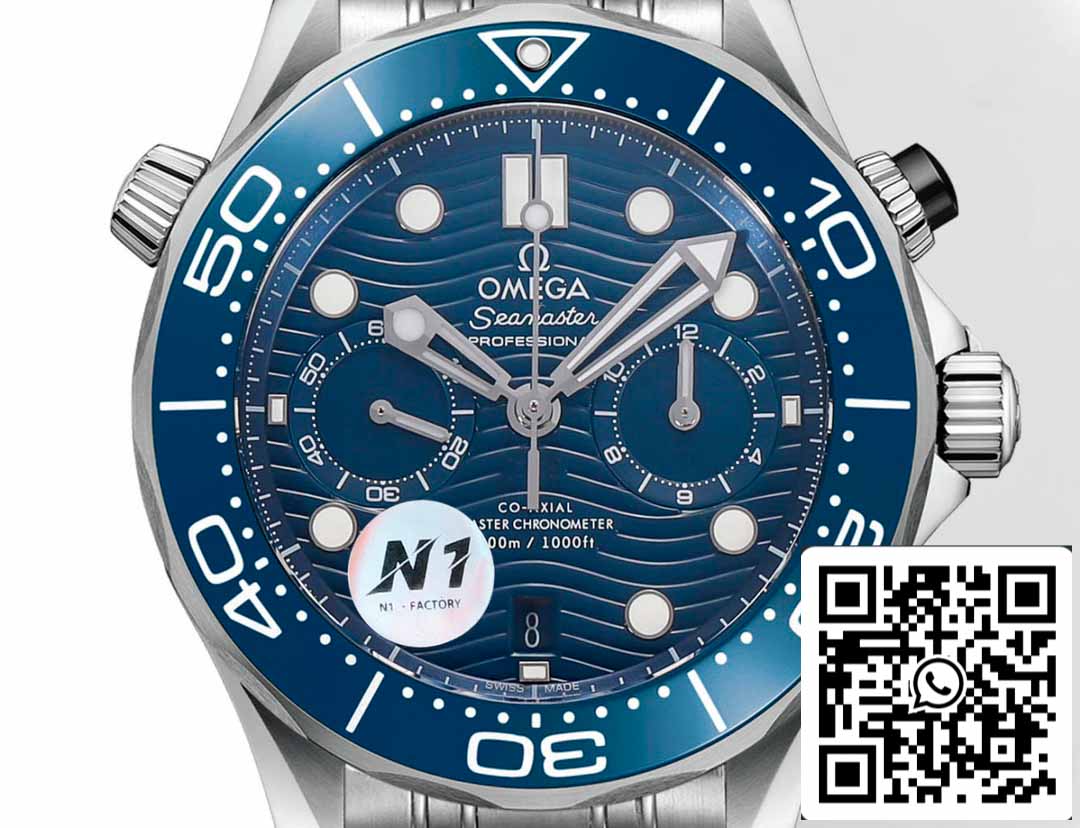 Omega Seamaster Collection 210.30.44.51.03.001 1:1 Best Edition N1 Fabrica Mostrador Azul