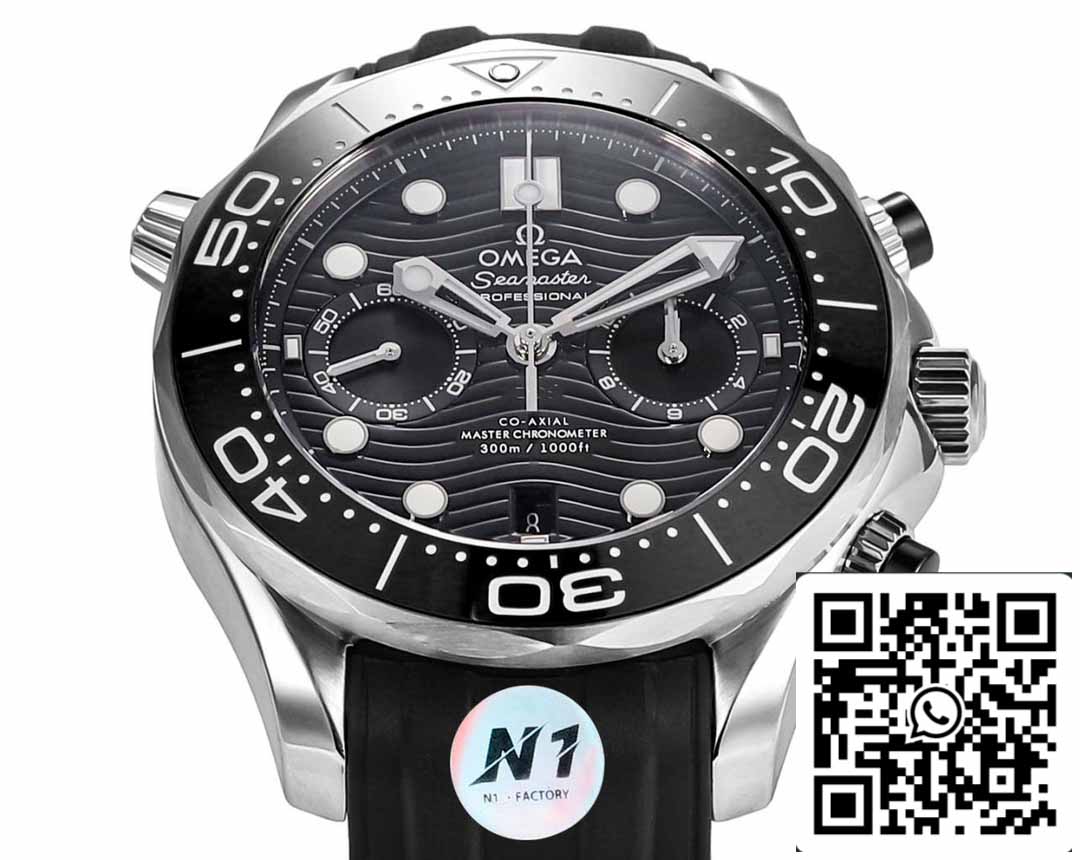 Omega Seamaster 210.30.44.51.01.001 Diver 300m 1:1 Best Edition N1 Fabbrica Rubber cinturino