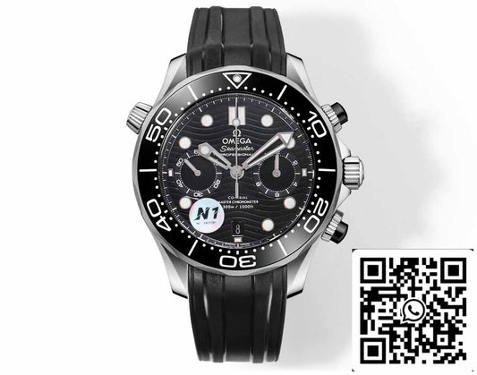 Omega Seamaster 210.30.44.51.01.001 Diver 300m 1:1 Best Edition N1 Fabbrica Rubber cinturino