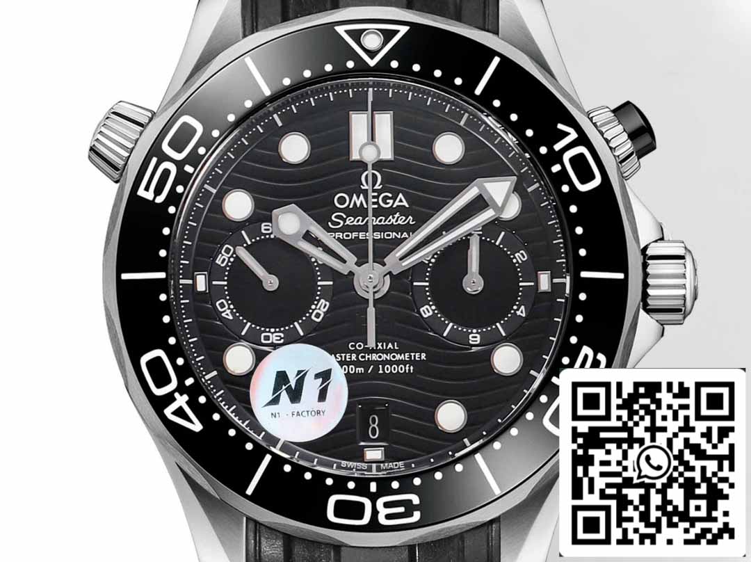 Omega Seamaster 210.30.44.51.01.001 Diver 300m 1:1 Best Edition N1 Fabbrica Rubber cinturino