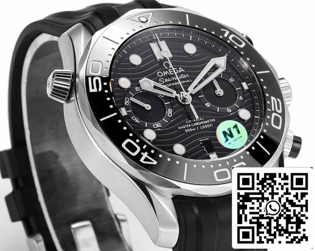 Omega Seamaster 210.30.44.51.01.001 Diver 300m 1:1 Best Edition N1 Fabbrica Rubber cinturino