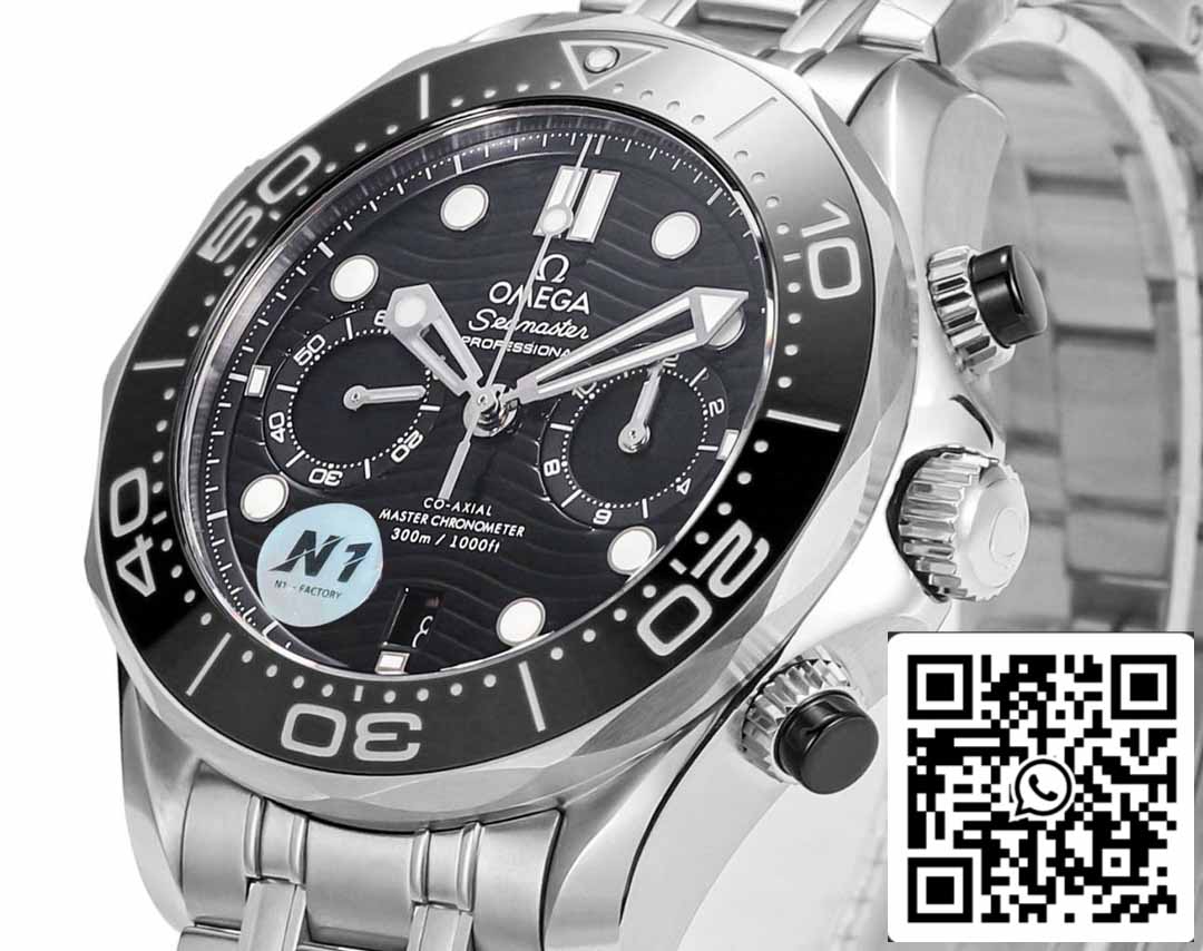 Omega Seamaster 210.30.44.51.01.001 Diver 300m 1:1 Melhor Edição N1 Fabrica Mostrador Preto