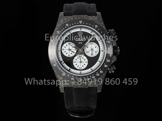 Rolex Daytona Paul Newman  NTPT Carbonio 1:1 Best Clone Diw Custom 4130 movimento