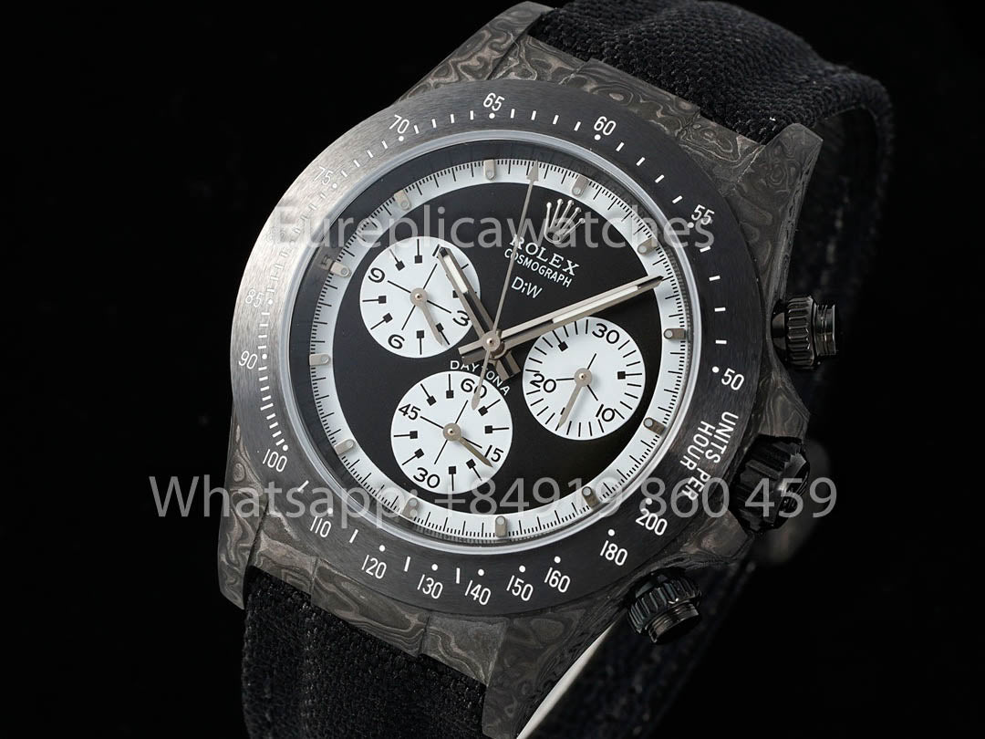 Rolex Daytona Paul Newman NTPT Carbonio 1:1 Melhor Clone Diw Custom 4130 movimento