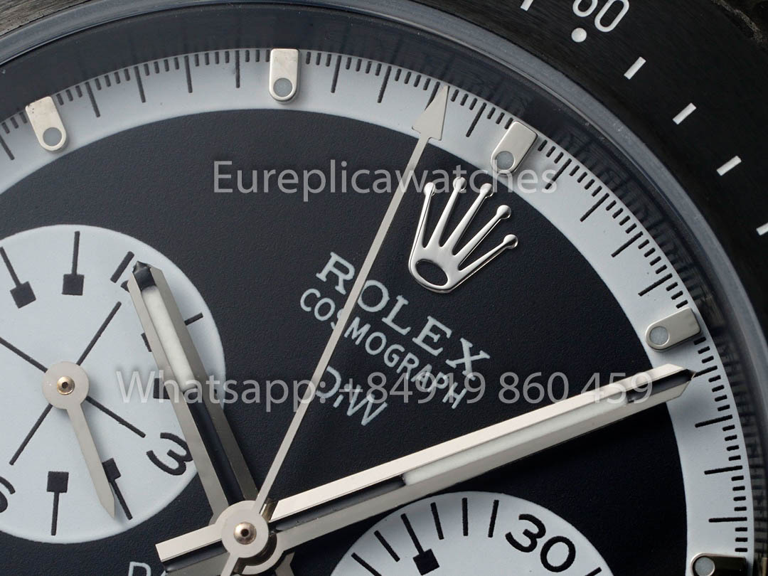 Rolex Daytona Paul Newman NTPT Carbonio 1:1 Melhor Clone Diw Custom 4130 movimento