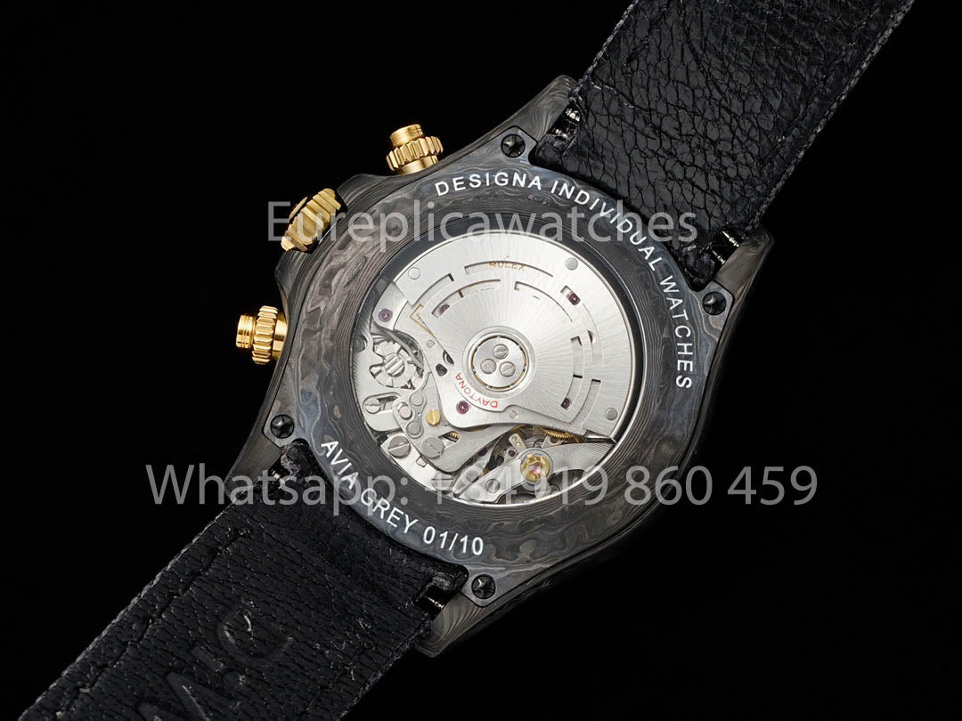 Rolex Daytona Aviva Grigio 01/11  NTPT Carbonio 1:1 Best Clone Diw Custom 4130 movimento