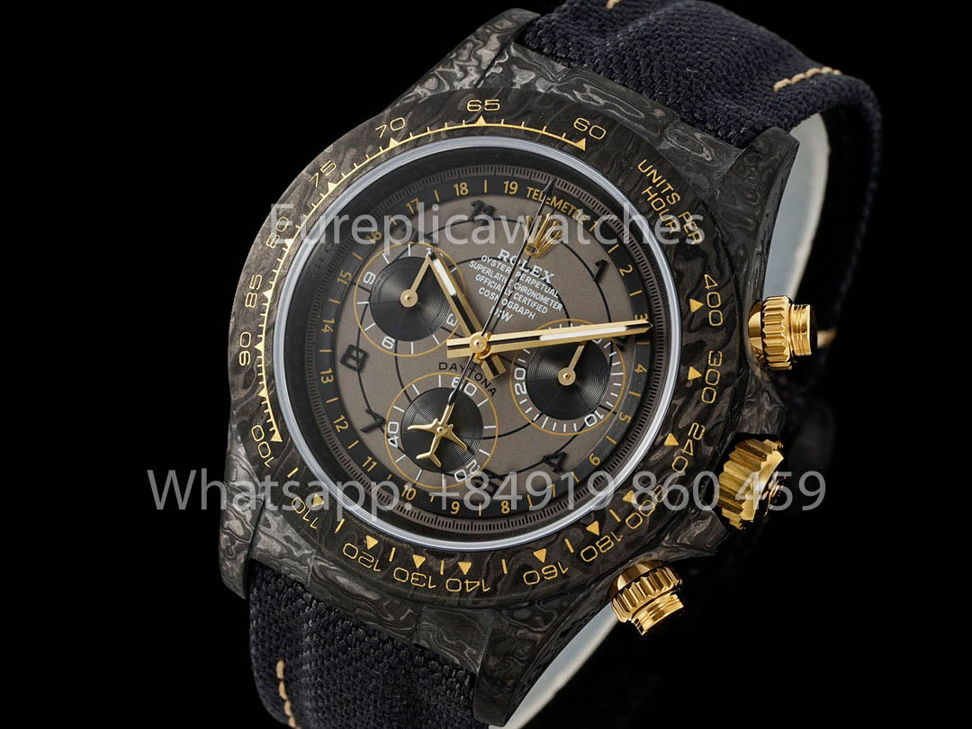 Rolex Daytona Aviva Grigio 01/11  NTPT Carbonio 1:1 Best Clone Diw Custom 4130 movimento