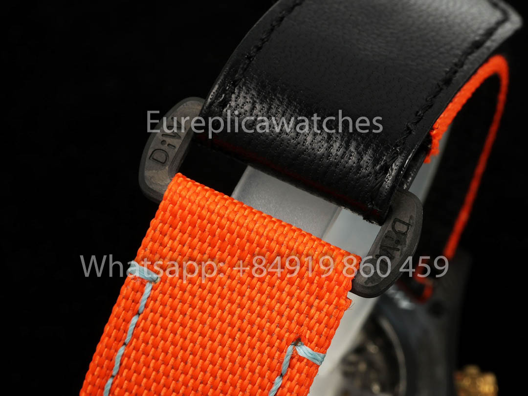 Rolex Daytona Lucky Player 3 Cassa Carbonio 1:1 Melhor Clone Diw Custom 4130 movimento