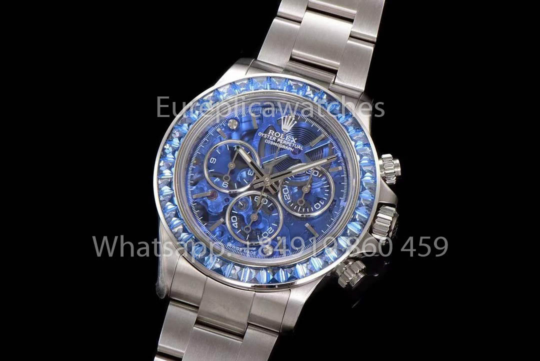 Rolex Daytona Arolla Project with Blue Dial Skeleton Watch 1:1 Best Clone
