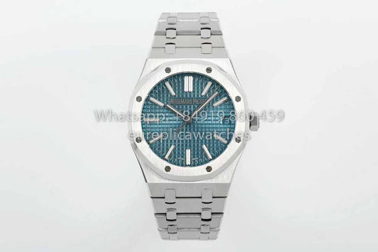 Audemars Piguet Royal Oak 15510ST from IPF Fabbrica 1:1 Best Clone Light quadrante blu acciaio inossidabile