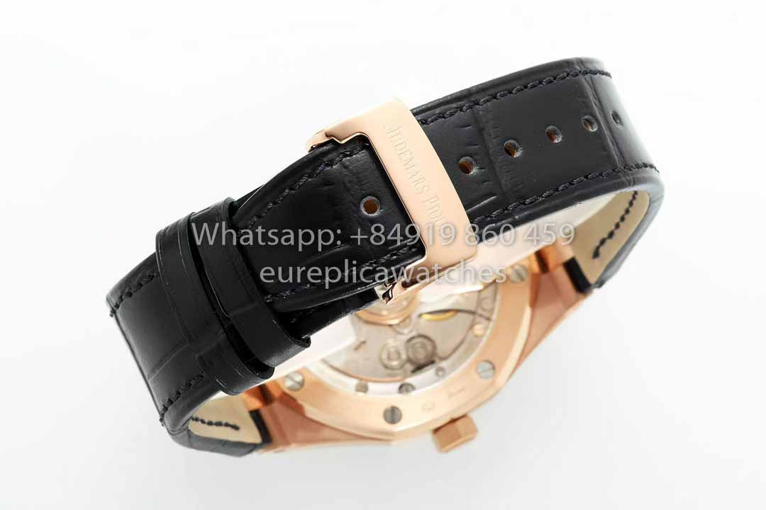 Audemars Piguet Royal Oak  15510ST from IPF Fabbrica 1:1 Best Clone quadrante blu Pelle cinturino
