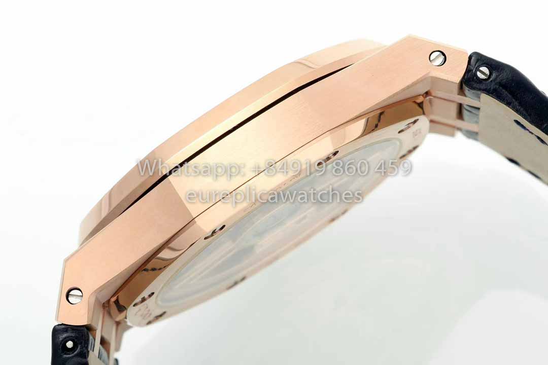 Audemars Piguet Royal Oak  15510ST from IPF Fabbrica 1:1 Best Clone quadrante blu Pelle cinturino