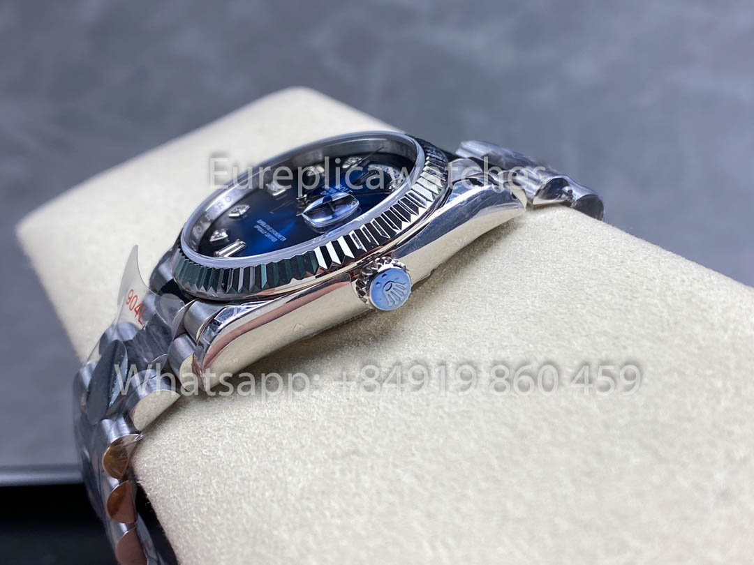 Rolex Day Date  128239-0023 Bianco Oro 1:1 Best Clone 8+ Fabbrica Counterweight Versione